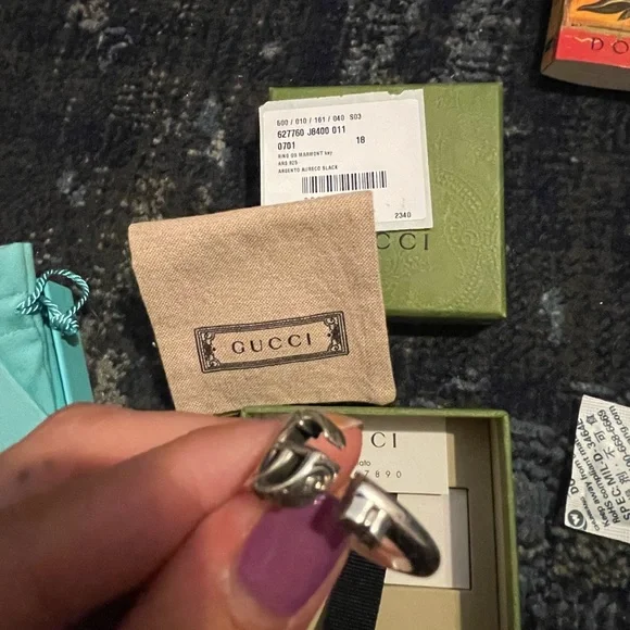 Gucci double G key ring - Picture 6 of 7